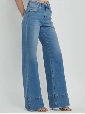 Vervet Blue Olivia Wide Leg Jeans / Size 28